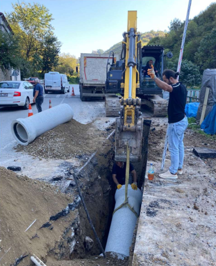 Muhtelif Mahallelerde Kanalizasyon İnşaatı