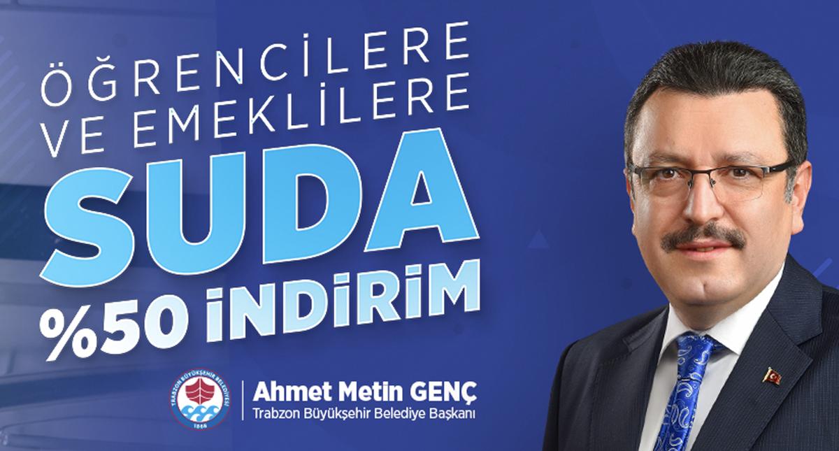 BÜYÜKŞEHİR’DEN ÖĞRENCİ VE EMEKLİLERE YÜZDE 50 İNDİRİM